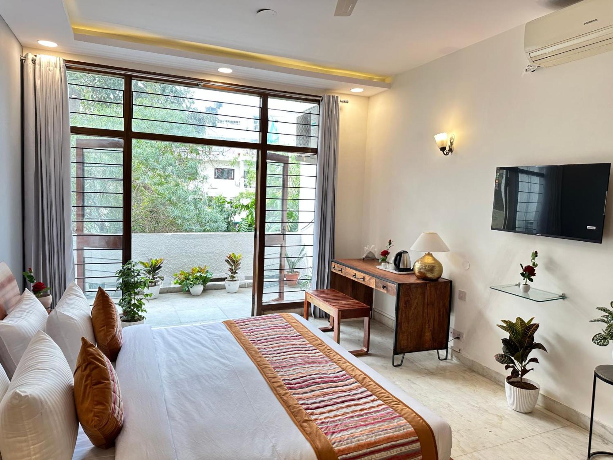 Grove Residency Hauz Khas New Delhi Couple Friendly Hotel Buitenkant foto