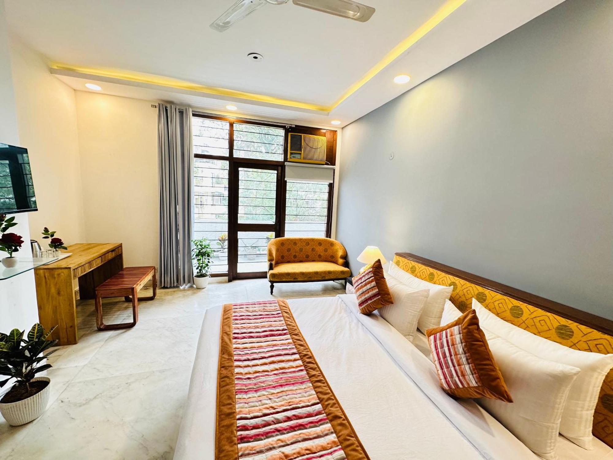 Grove Residency Hauz Khas New Delhi Couple Friendly Hotel Buitenkant foto