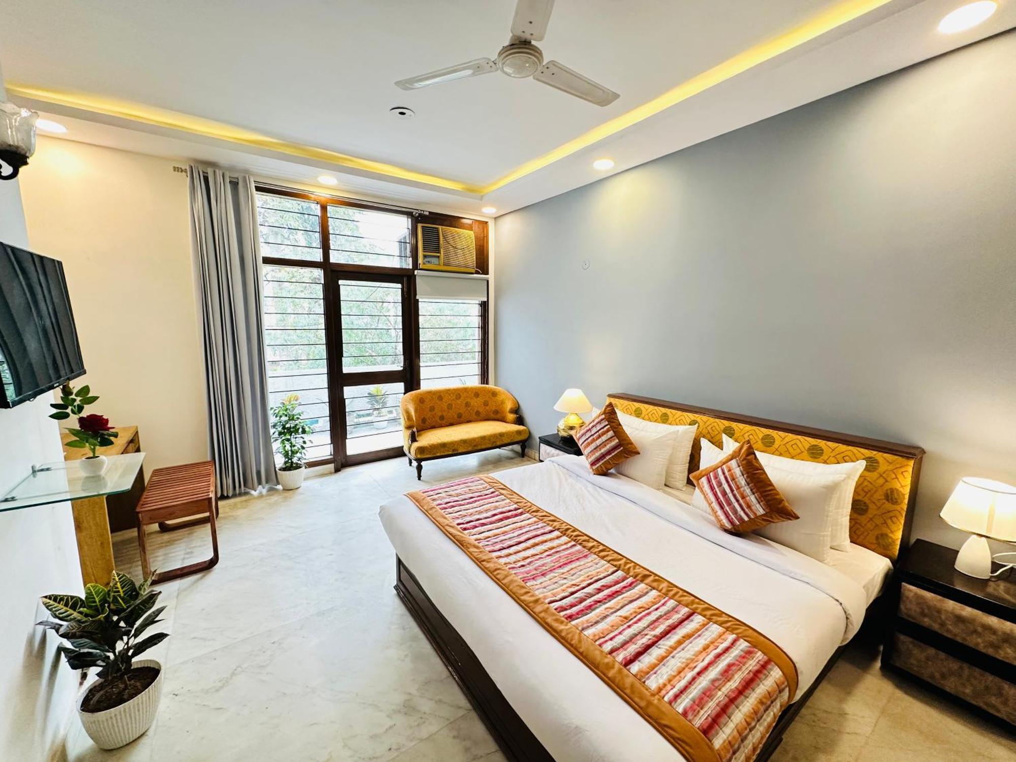 Grove Residency Hauz Khas New Delhi Couple Friendly Hotel Buitenkant foto
