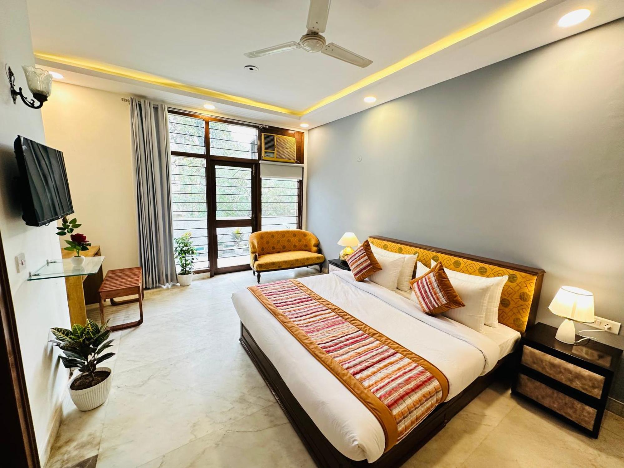 Grove Residency Hauz Khas New Delhi Couple Friendly Hotel Buitenkant foto